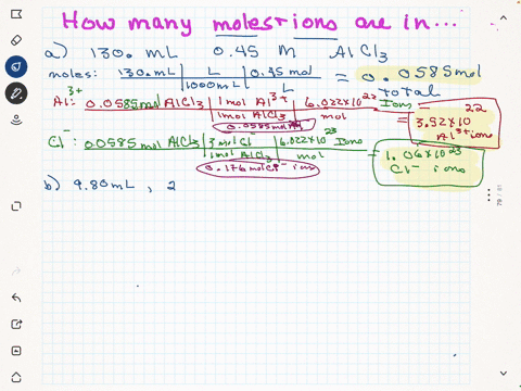 how-many-moles-and-how-many-ions-of-each-type-are-present-in-each-of-the-following-a-130-ml-of-045-m-42625