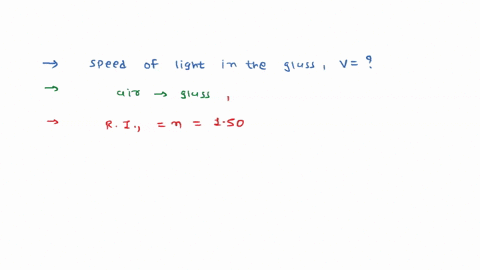 light-enters-from-air-to-glass-having-refractive-index-150-what-is-the-speed-of-light-in-the-glass