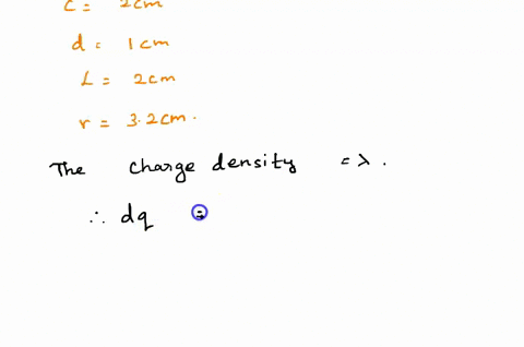 the-figure-below-shows-thin-plastic-rod-of-length-l-and-uniform-positive-charge-density-of-2-find-an-expression-0f-the-electric-potential-at-point-p-in-terms-of-1-a-b-and-l-by-integration-fo-02205