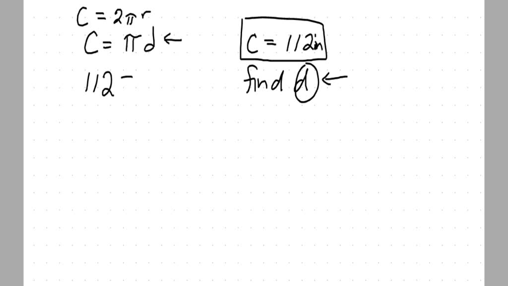 SOLVED Using a tape measure, the circumference of a tree is found to