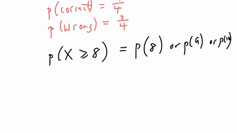 on-a-multiple-choice-exam-with-4-possible-answers-for-each-of-the-10-questions-what-is-the-probability-that-a-student-will-get-8-or-more-correct-answers-just-by-guessing-use-5-decimal-cases-64617