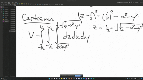 compute-the-volume-of-the-solid-that-lies-above-the-cone-z-4y2-and-below-the-sphere-xy22-z-set-up-the-triple-integral-in-all-3-coordinate-systems-cartesian-cylindrical-and-spherical-b-pick-o-23317