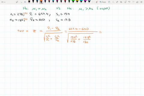 data-on-fifth-grade-test-scores-reading-and-mathematics-for-420-school-districts-in-california-yield-average-score-y-6542-and-standard-deviation-sy-191_-construct-9590-confidence-interval-fo-21043