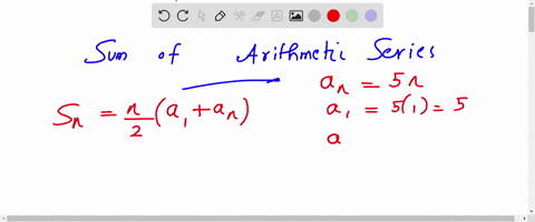 use-a-formula-to-find-the-sum-of-each-arithmetic-series-the-first-40-terms-of-the-series-a_n5-n-2-09503