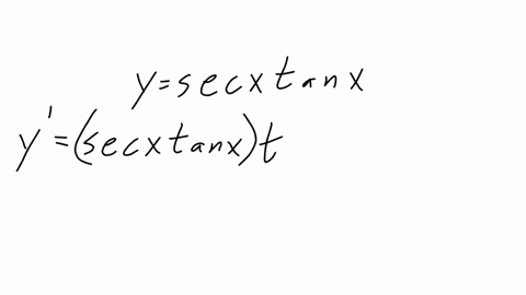differentiate-ysecxtanx
