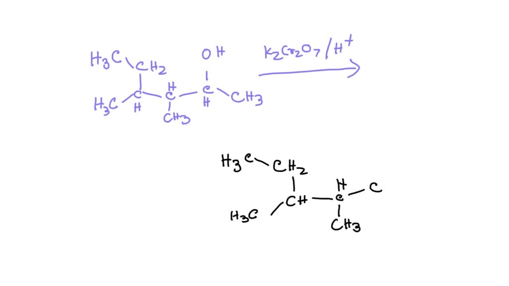 Draw the organic molecule(s) which is(are) formed in the following ...