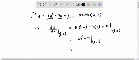-2-points-details-scalc9-21005ep-consider-the-following-curve-y-3x-7x-1-find-the-slope-m-of-the-tangent-line-at-the-point-3-7-find-an-equation-of-the-tangent-line-to-the-curve-at-the-point-3-95742