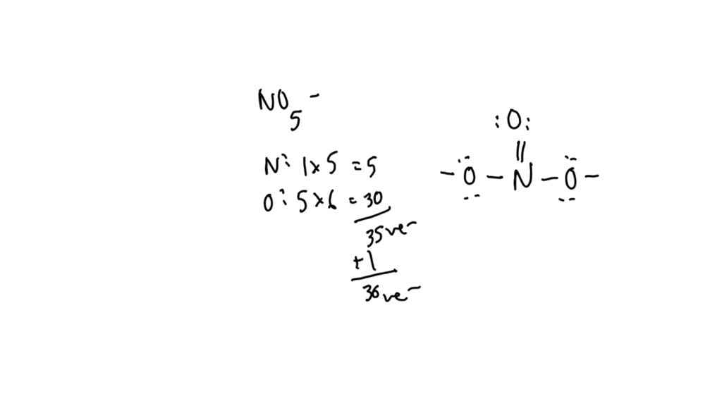 SOLVED: Draw the lewis structure for NO5.