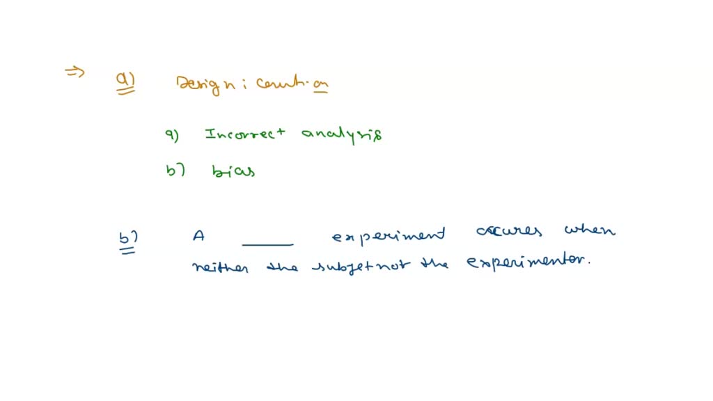 SOLVED: QUESTION 3j (1.47) Design: Caution Which of the following are ...