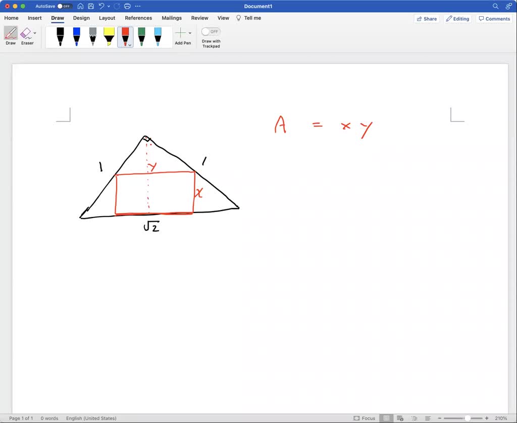 SOLVED: what is the largest rectangle that can be inscribed inside of a ...