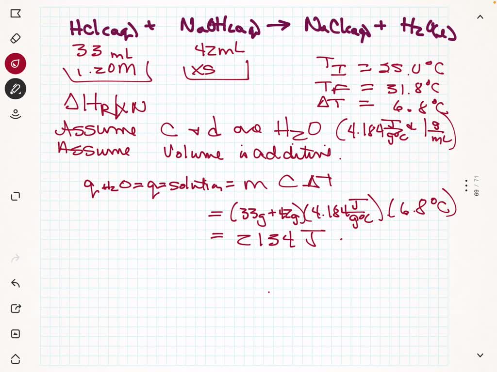 SOLVED: PROBLEM-SOLVING CLASS ACTIVITY 9 Suppose 33 ML Of 1.20 M HCI Is ...