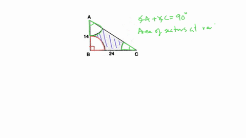abc-is-a-triangle-right-angled-at-b-with-ab14cm-and-bc24cmwith-the-vertices-aband-c-as-centres-arcs-are-drawn-each-of-radius-7-cm-find-the-area-of-the-shaded-region-03651