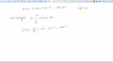 compute-the-length-of-the-curve-rt-2t-t-_-7-8t-7-over-the-interval-0-t-5-l-23579