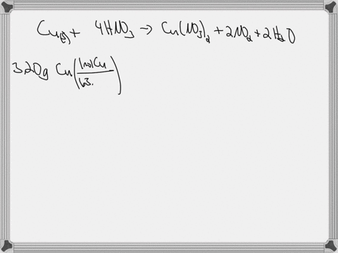 suppose-320-g-of-copper-are-reacted-with-excess-nitric-acid-according-to-the-given-equation-and-632-g-cuno32product-are-obtained-cus4hno3aqcuno32aq2no2g2h2ol-what-is-the-theoretical-yield-of-77814