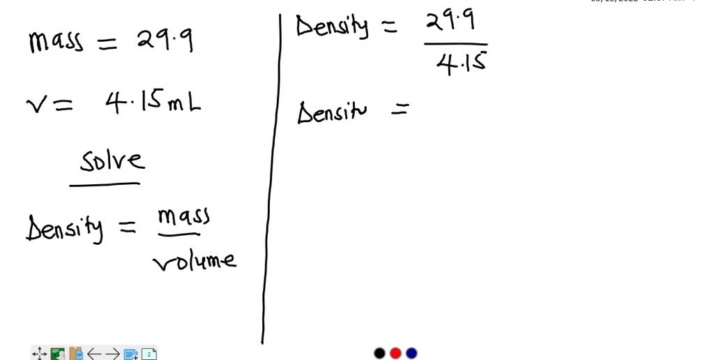 SOLVED What is the identity of an object with a mass of 29.9 grams and