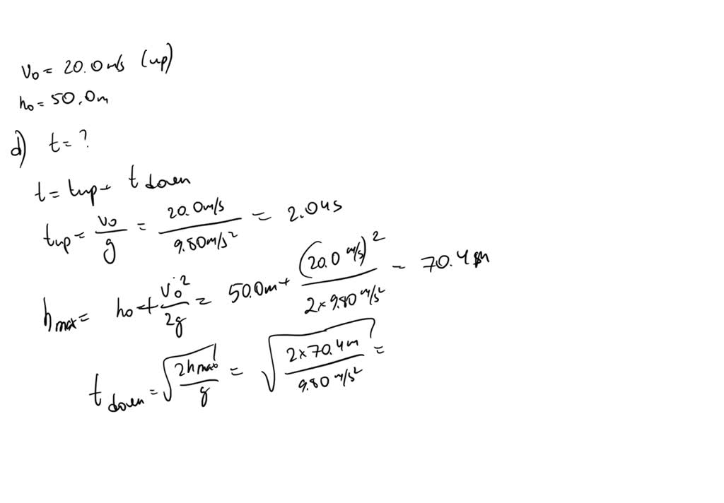 A Ball Is Thrown From The Top Of A Building With An Initial Velocity Of ...