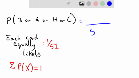 if-one-card-is-drawn-from-an-ordinary-deck-of-cards-find-the-probability-of-getting-the-following-enter-your-answers-as-fractions-or-as-decimals-rounded-to-3-decimal-places-p-3-or-4-or-heart-or-club