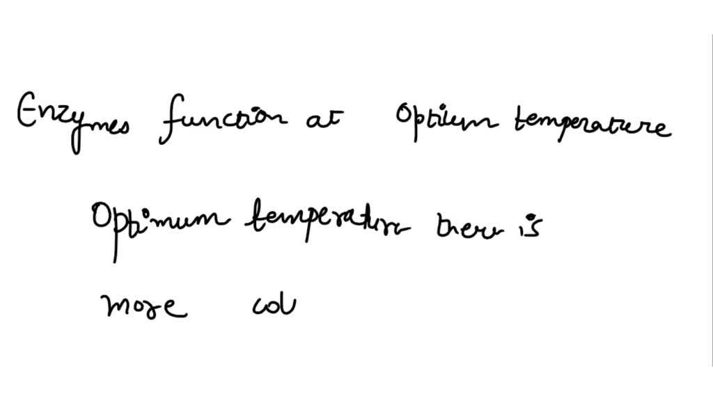 SOLVED Did I answer this right? Point 3) Enzymes function best at their optimum temperature