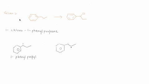 when-propylbenzene-reacts-with-chlorine-in-the-presence-of-uv-radiation-the-major-product-is-1-chloro-1-phenylpropane-both-2-chloro-1-phenylpropane-and-3-chloro-1-phenylpropane-are-minor-pro-31141