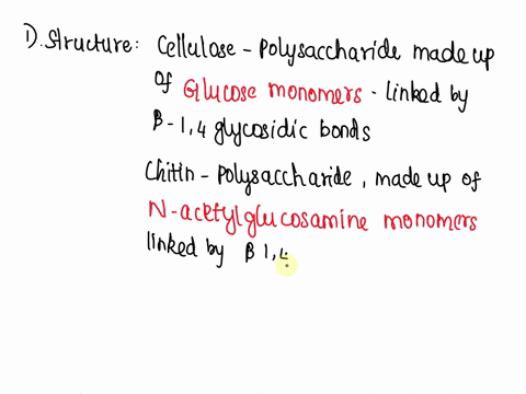 compare-and-contrast-the-structure-and-function-of-cellulose-with-chitin-39038