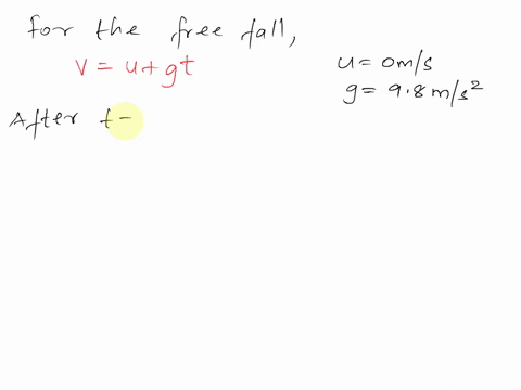 what-is-the-speed-acquired-by-a-freely-falling-object-5-s-after-being-dropped-from-a-rest-position-what-is-the-speed-6-s-after-49149