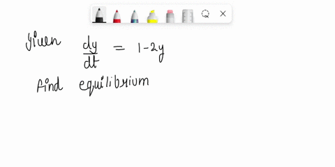 find-the-equilibrium-solutions-of-the-following-differential-equations-and-for-each-equilibrium-solution-determine-whether-it-is-stable-or-not-a-dydt-1-2y-18-b-dydt-053004y-c-dydt-y2-7y6-ple-20303
