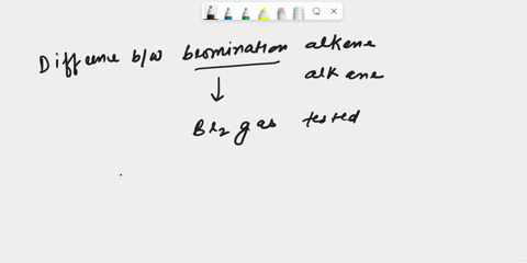 discuss-the-differences-between-the-bromination-of-an-alkene-and-the-bromination-ofan-alkane-complete-the-following-reactions-and-name-the-organie-reactants-and-products-ifno-reaction-occurs-99789
