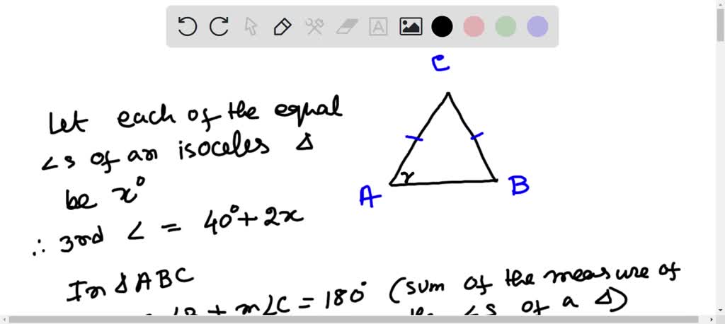 The flag of a country contains an isosceles triangle. ( Recall that an ...