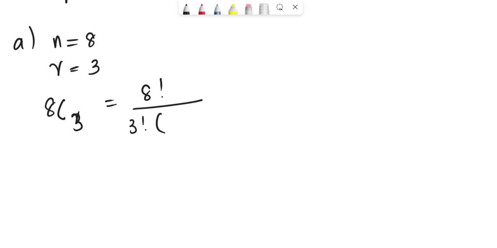 SOLVED (Topic Combinations Permutations) Show how many different