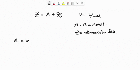 SOLVED: Problem 3 (35 marks): Calculate the compressibility factor Z and  specific volume V cm/mole for ethane at 47.5Â°C and 25 bar by the following  equations: 1. Ideal gas equation - 5