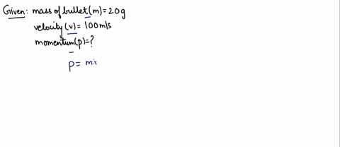 calculate-the-momentum-of-a-bullet-of-20-gram-when-it-is-fired-from-a-gun-with-a-velocity-of-100-metre-per-second-4
