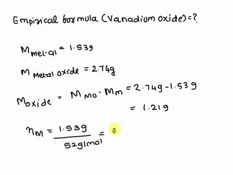 what-is-the-empirical-formula-of-vanadium-oxide-if-274-g-of-metal-oxide-contains-153-g-of-metal-atomic-mass-v-52-o-16-a-v2o3-b-vo-c-v2o5-d-v2o7-14666