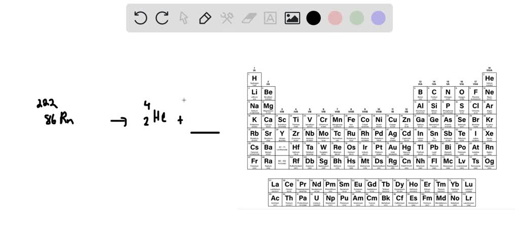 Solved Write A Balanced Nuclear Equation For The Following The Nuclide Radon 222 Undergoes 4982