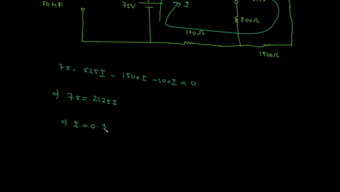 capacitor-circuit-the-circuit-shown-below-has-been-completed-for-several-minutes-calculate-the-current-through-each-resistor-and-the-magnitude-of-the-charge-on-each-capacitor-plate-150-525-q-45118