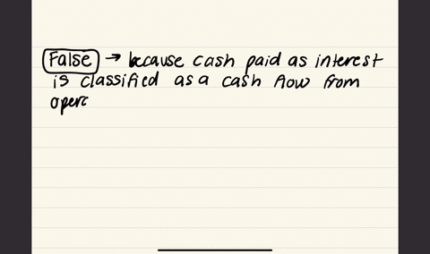 cash-paid-as-interest-is-classified-as-a-cash-flow-from-financing-activities-in-a-statement-of-cash-flows-because-it-arises-from-short-term-and-long-term-debt-which-are-both-financing-activities-true-