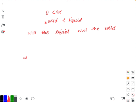 the-angle-of-contact-for-a-solid-and-a-liquid-is-less-than-90-will-the-liquid-wet-the-solid-will-it-rise-in-the-capillary-made-of-that-solid-62502