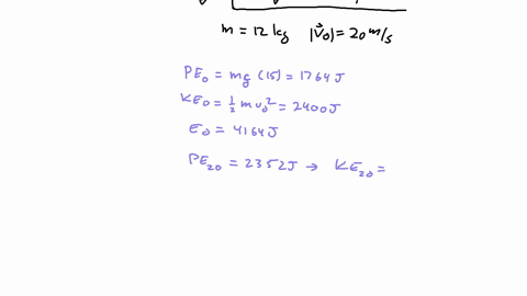 a-12-kg-stone-is-thrown-at-an-angle-with-a-velocity-of-20-ms-from-a-height-of-15-m-as-measured-with-the-ground-it-rises-to-a-maximum-height-of-20-m-what-is-its-ke-at-maximum-altitude-what-is-its-veloc