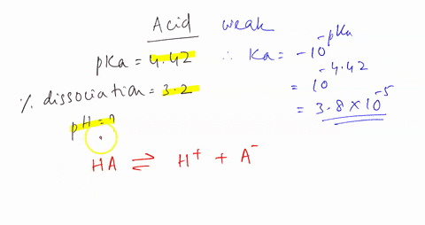 for-a-certain-acid-pka-442-calculate-the-ph-at-which-an-aqueous-solution-of-this-acid-would-be-32-dissociated-89693