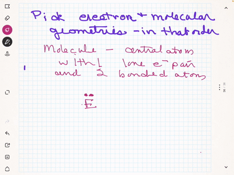 molecule-has-a-central-atom-with-one-lone-pair-of-electrons-and-two-bonded-atoms-which-of-the-following-describes-the-electron-and-molecular-geometries-in-that-order-trigonal-pyramidal-bent-39307