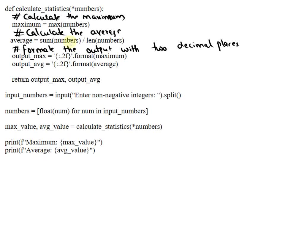 6.12 LAB: Varied Amount of Input Data Statistics are often calculated ...