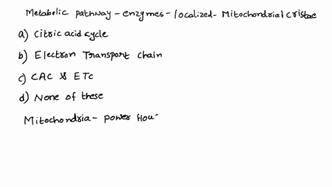 identify-a-metabolic-pathway-associated-with-the-enzymes-localized-on-the-mitochondrial-cristae-a-the-citric-acid-cycle-b-the-electron-transport-chain-c-the-citric-acid-cycle-and-the-electro-51546