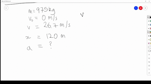 a-975-kg-car-accelerates-with-constant-acceleration-from-rest-to-267-ms-in-a-distance-of-120-m-what-is-the-magnitude-of-the-net-force-acting-on-the-car