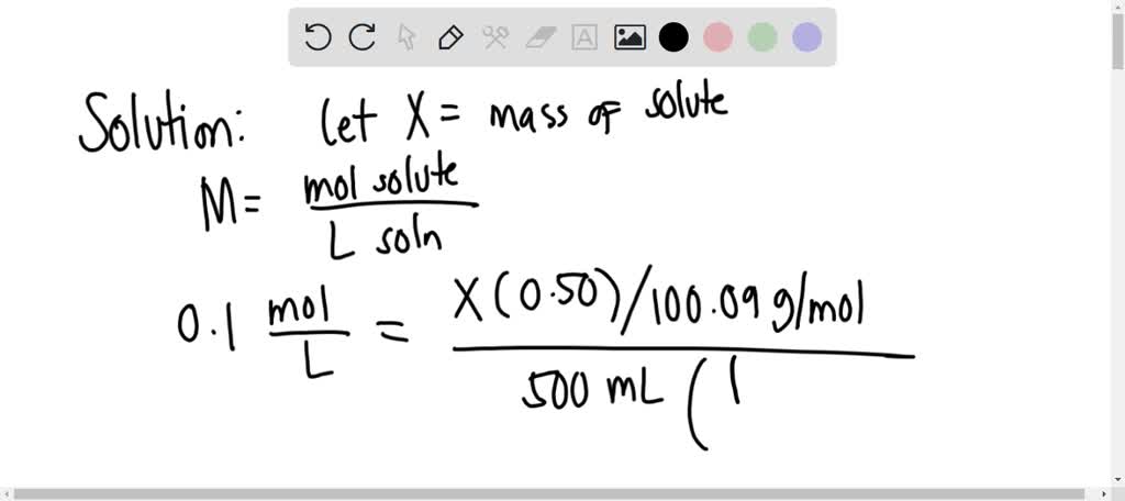 Solved: A Sample Of Caco3 (50% Purity) Reacts Completely With 0.1 M 