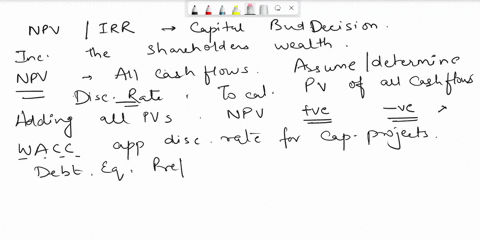 explain-the-different-assumptions-regarding-the-investment-of-cash-flows-under-npv-and-irr-which-assumption-is-more-realistic-why-which-method-is-considered-the-best-capital-budgeting-method-28034