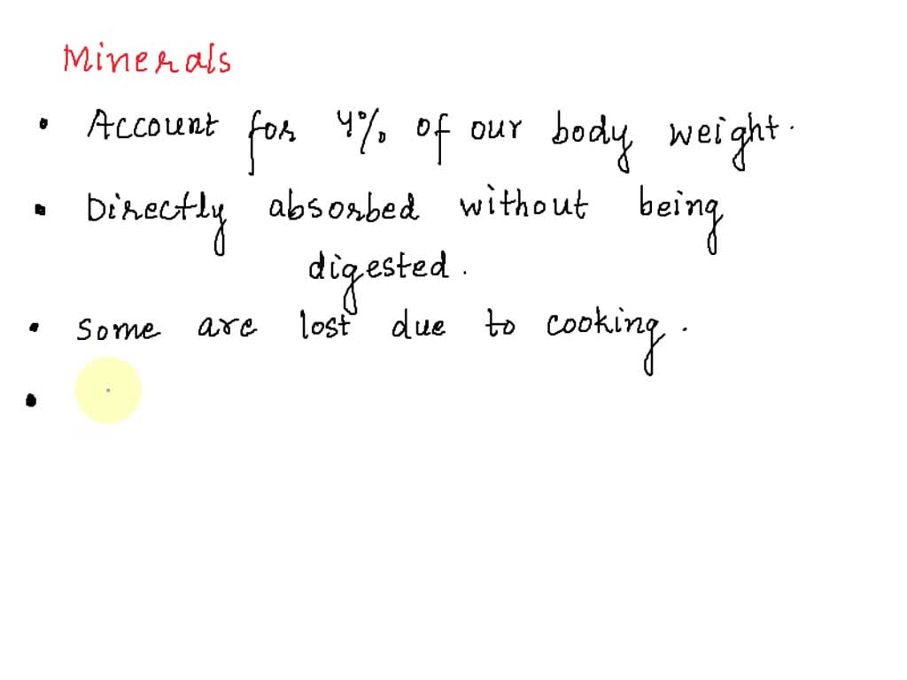 Which of the following statements about minerals is FALSE? a.It is