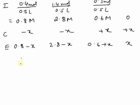 suppose-a-500ml-flask-is-filled-with-030mol-of-co-040mol-of-co2-and-14mol-of-h2-the-following-reaction-becomes-possible-cogh2og-co2gh2g-the-equilibrium-constant-k-for-this-reaction-is-431-at-79798
