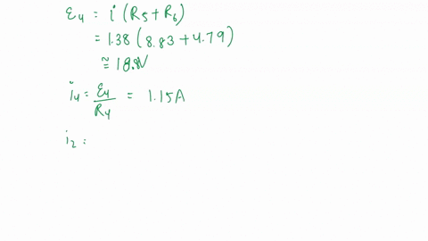 in-the-figure-the-current-in-resistance-6-is-i6-138-a-and-the-resistances-are-r1-r2-r3-205-r4-163-r5-883-and-r6-479-what-is-the-emf-of-the-ideal-battery-30402