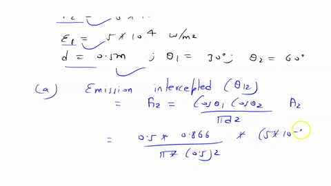 consider-a-small-surface-of-area-a-1-10-4-m-2-which-emits-diffusely-with-a-total-hemispherical-emissive-power-of-e-1-510-4-wm-2-the-illustration-shows-two-small-surfaces-a-1-and-a-2-kept-05-meters-apa