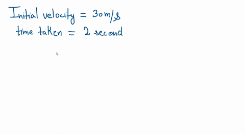 a-projectile-is-fired-horizontally-off-the-top-of-a-cliff-with-an-initial-velocity-of-30-ms-it-hits-the-ground-20-seconds-later-what-is-the-height-of-the-cliff-26706