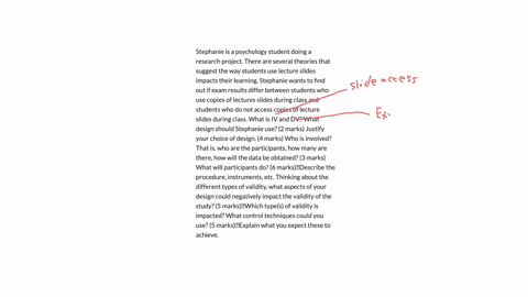 stephanie-is-a-psychology-student-doing-a-research-project-there-are-several-theories-that-suggest-the-way-students-use-lecture-slides-impacts-their-learning-stephanie-wants-to-find-out-if-exam-result